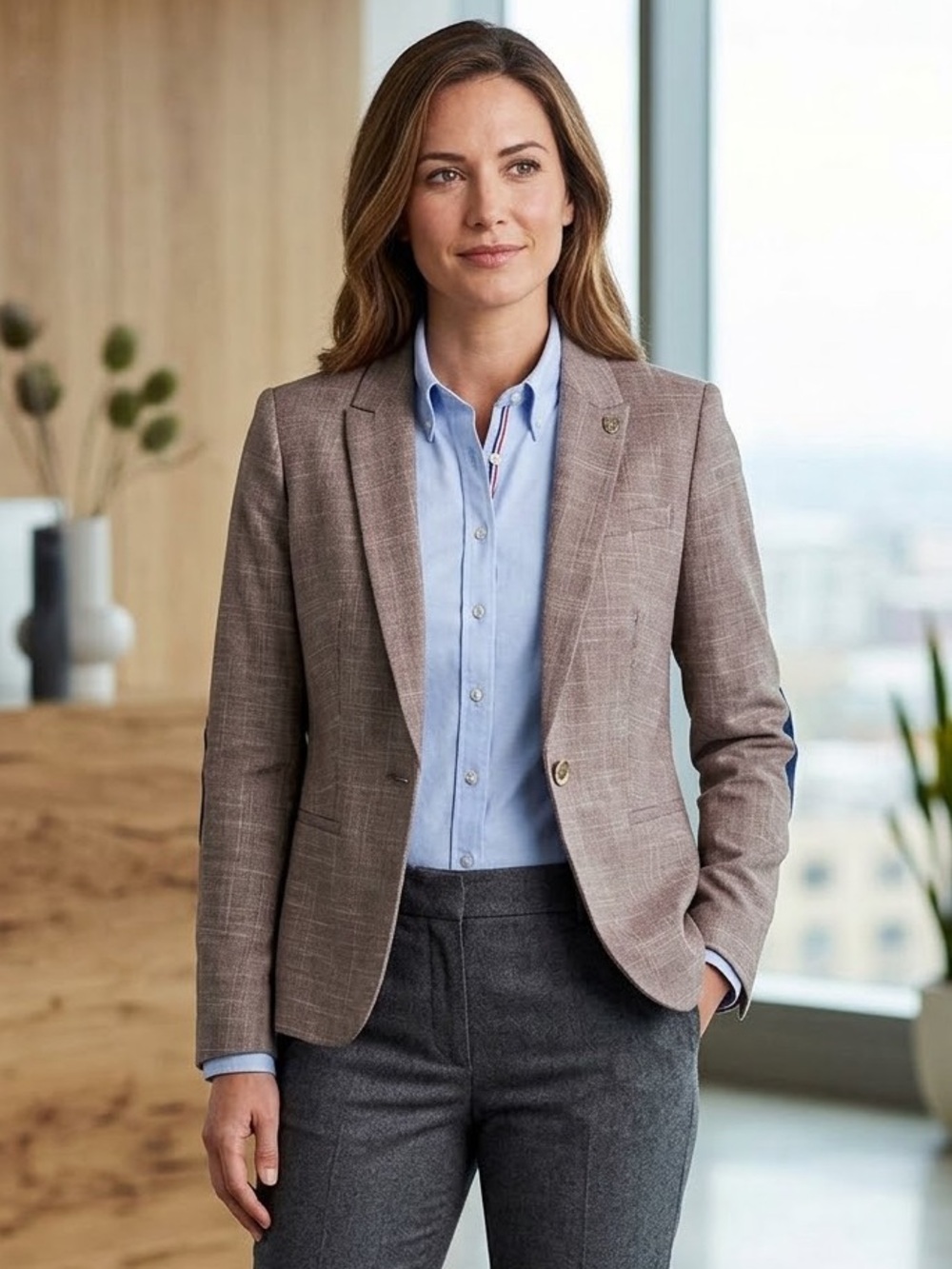 TOMMY HILFIGER Women’s Blazer Jacket Size 6 – Classic Tailored Workwear